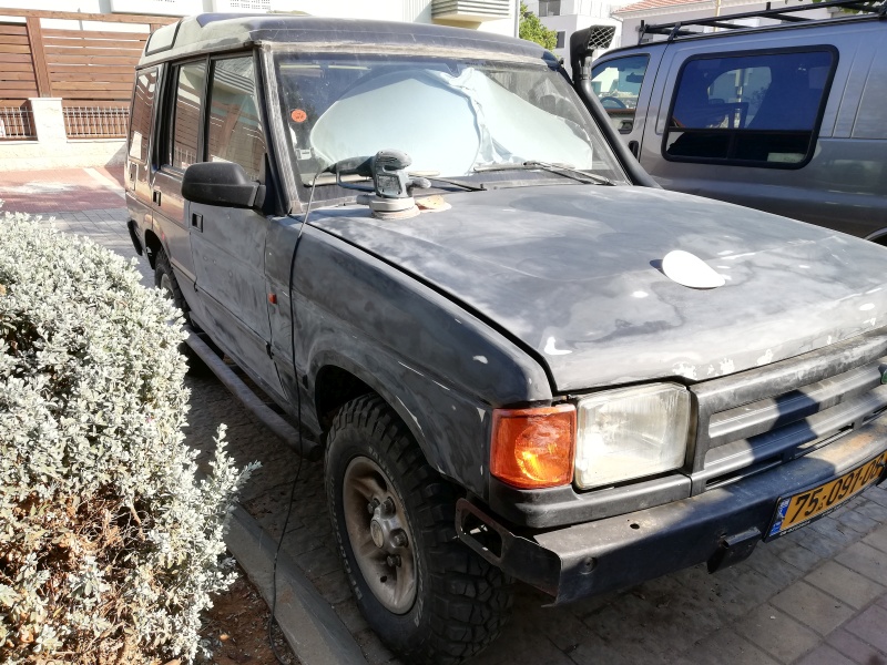 Land rover discovery sanded